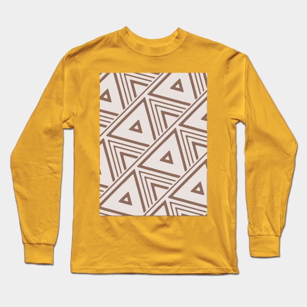 Geometric Futures #8 - Pattern Modular Synth Glitch Art Long Sleeve T-Shirt by DankFutura